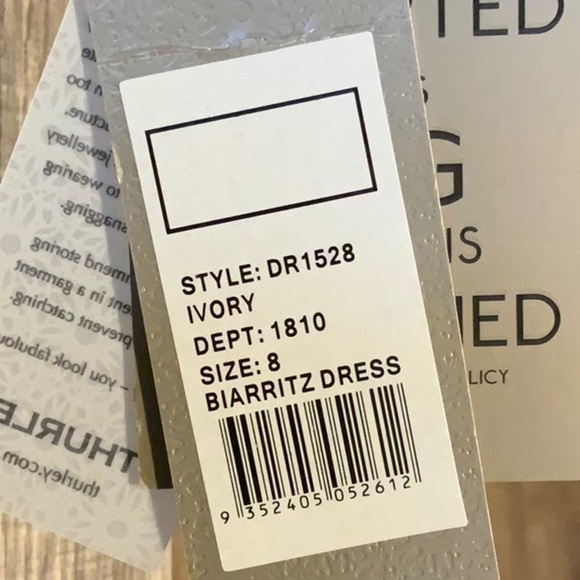 THURLEY BIARRITZ DRESS/ IVORY - Picture 6 of 8